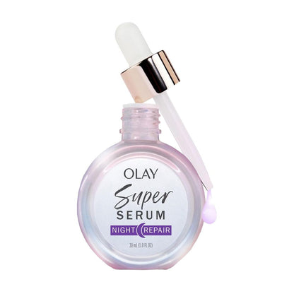 Olay Super Serum Night Repair Fragrance Free – 1 Fl Oz (Pack of 1) Avelisse