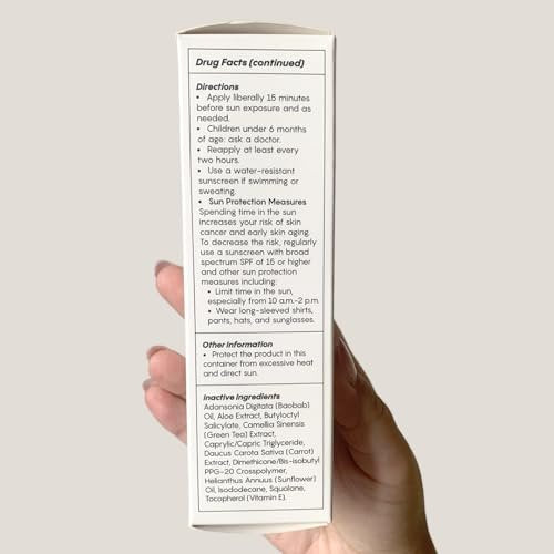 JESS BEAUTY Let it Sun 50+ Sunscreen with Green Tea & Aloe Extract - SPF 50+ Broad Spectrum Sun Protection for Face & Body, 1.7 fl oz Avelisse