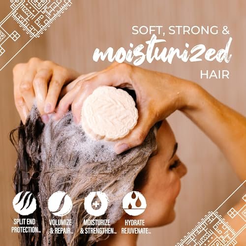 Viori Purple Conditioner Bar - Blonde Hair Toner with Longsheng Rice Water, Neutralizes Brassy Tones, 2.53 oz Avelisse