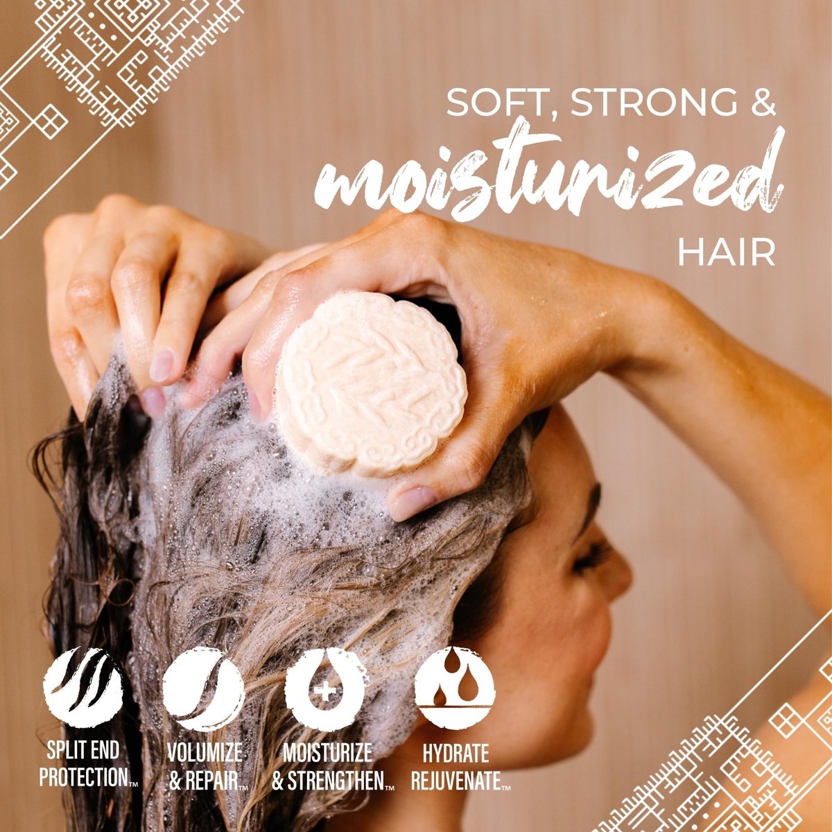 Viori Purple Shampoo Bar - Handcrafted with Longsheng Rice Water & Natural Ingredients - Neutralizes Brassy Tones in Blonde, Silver, and Gray Hair - All Natural Solid Shampoo Avelisse