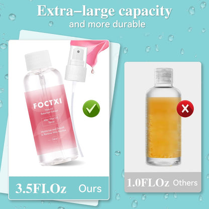 FOCTXI Pre Wax Cleanser and After Wax Care Kit - 3.5 oz Pre-Spray & After-Oil for Smooth, Soothing Results