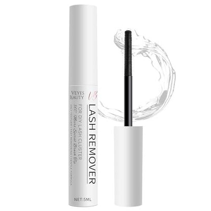 Clear Lash Glue Remover 5ml – Safe Eyelash Adhesive Remover for DIY Cluster Lashes at Home