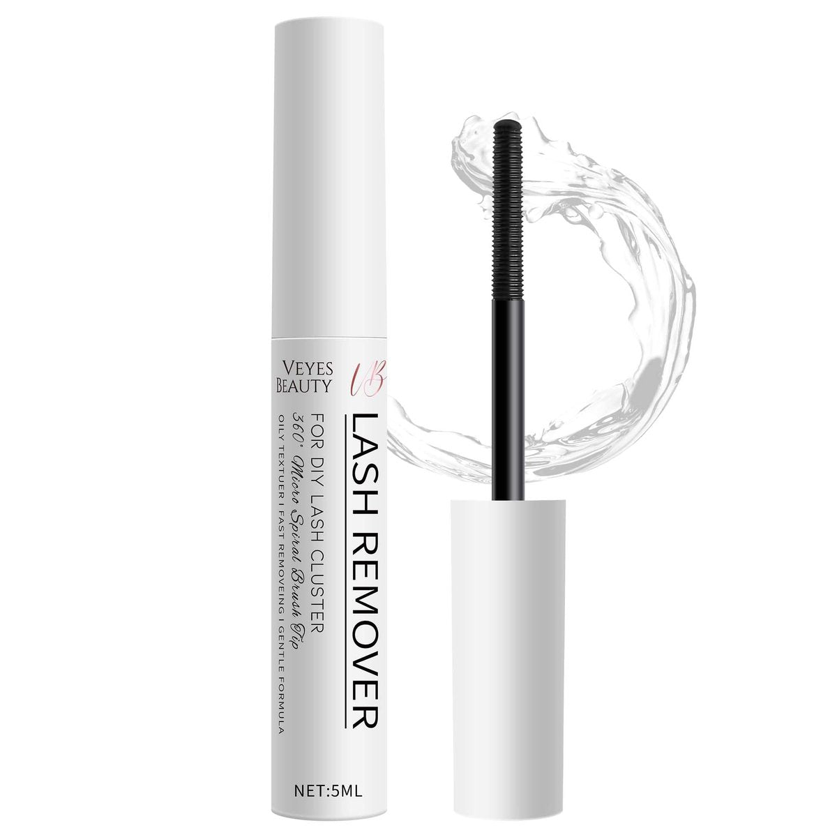 Clear Lash Glue Remover 5ml – Safe Eyelash Adhesive Remover for DIY Cluster Lashes at Home - görsel 1