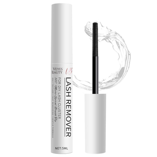 Clear Lash Glue Remover 5ml – Safe Eyelash Adhesive Remover for DIY Cluster Lashes at Home