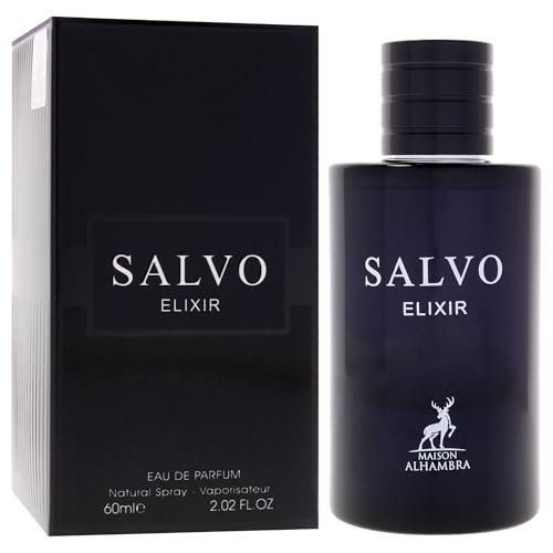 Salvo Elixir by Maison Alhambra for Men - 2.02 oz EDP Spray Avelisse