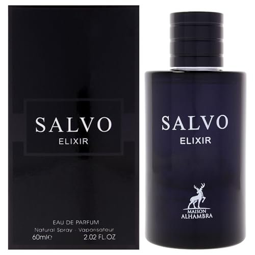 Salvo Elixir by Maison Alhambra for Men - 2.02 oz EDP Spray Avelisse