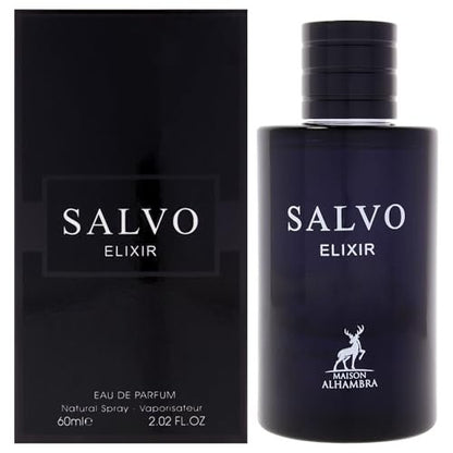 Salvo Elixir by Maison Alhambra for Men - 2.02 oz EDP Spray Avelisse