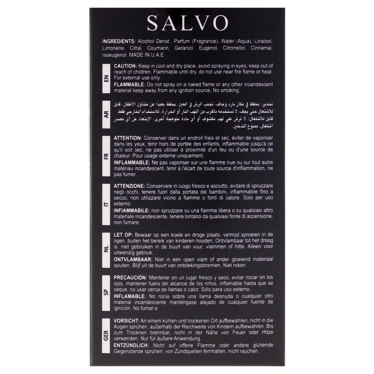Salvo Elixir by Maison Alhambra for Men - 2.02 oz EDP Spray Avelisse