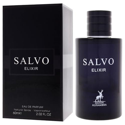 Salvo Elixir by Maison Alhambra for Men - 2.02 oz EDP Spray Avelisse