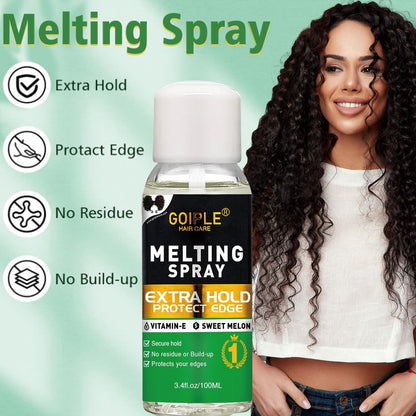 Lace Melting Spray for Glueless Wigs - Essentials Kit with Wig Glue & Remover | Goiple