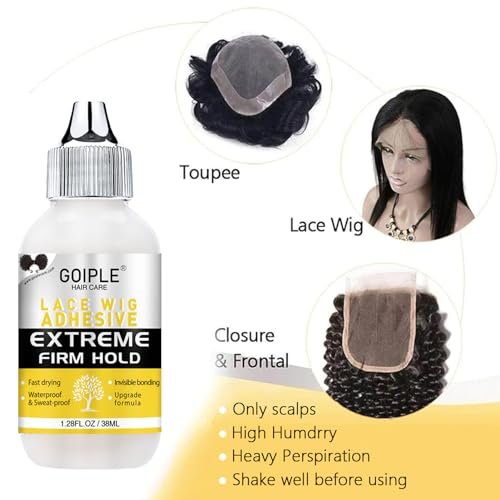 Lace Melting Spray for Glueless Wigs - Essentials Kit with Wig Glue & Remover | Goiple - görsel 8