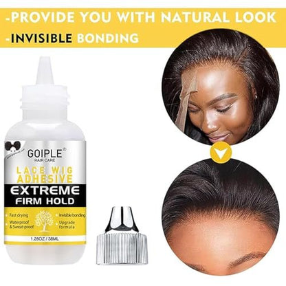 Lace Melting Spray for Glueless Wigs - Essentials Kit with Wig Glue & Remover | Goiple