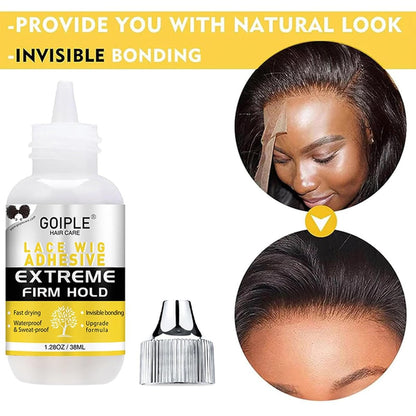 Lace Melting Spray for Glueless Wigs - Essentials Kit with Wig Glue & Remover | Goiple