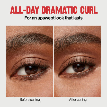 Revlon Extra Curl Lash Curler – All-Day Dramatic Curl with Non-Slip Finger Grips