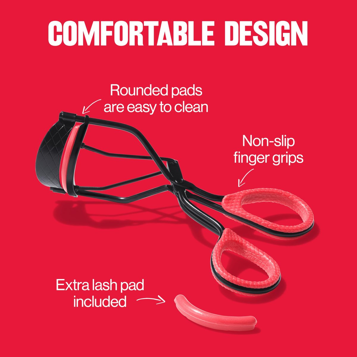Revlon Extra Curl Lash Curler – All-Day Dramatic Curl with Non-Slip Finger Grips - görsel 12