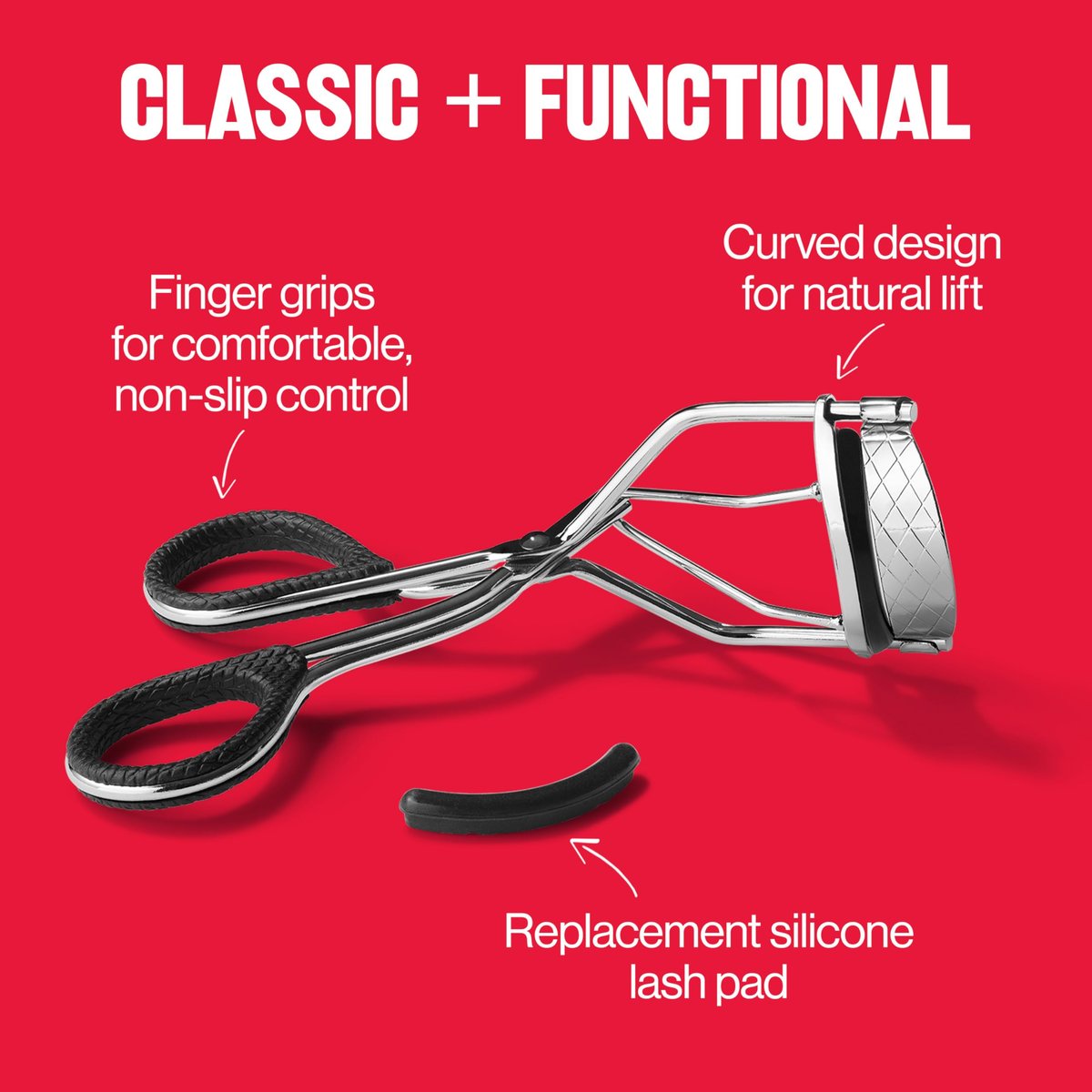 Revlon Natural Curl Lash Curler – Effortless Eyelash Lift with Non-Slip Finger Grips - görsel 12