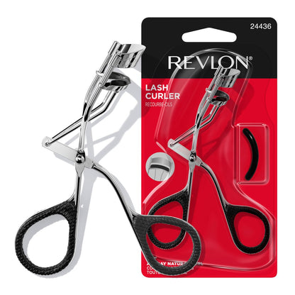 Revlon Natural Curl Lash Curler – Effortless Eyelash Lift with Non-Slip Finger Grips