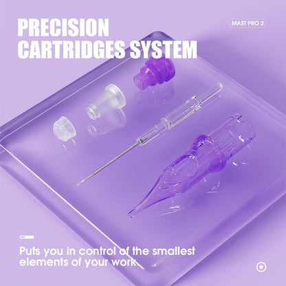 Mast Pro2 Tattoo Needles Cartridges - 20 Count Disposable Round Liner 1205RL for Professional Tattoo Artists