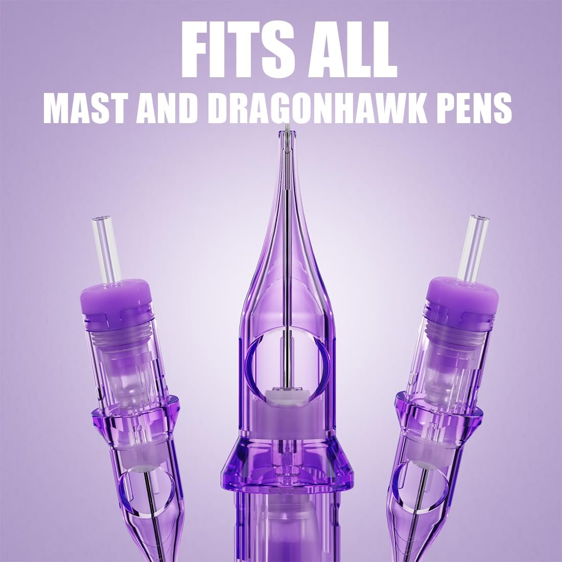 Mast Pro2 Tattoo Needles Cartridges - 20 Count Disposable Round Liner 1205RL for Professional Tattoo Artists - görsel 17