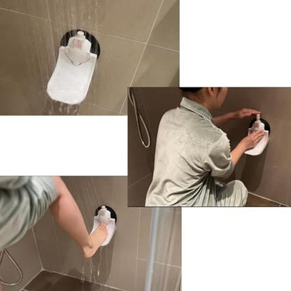 Shower Foot Rest for Shaving Legs with Upgraded Industrial Suction Cup – Fits Smooth, Non-Porous, 5.2-Inch Tile Wall – White (Pack of 1) Avelisse