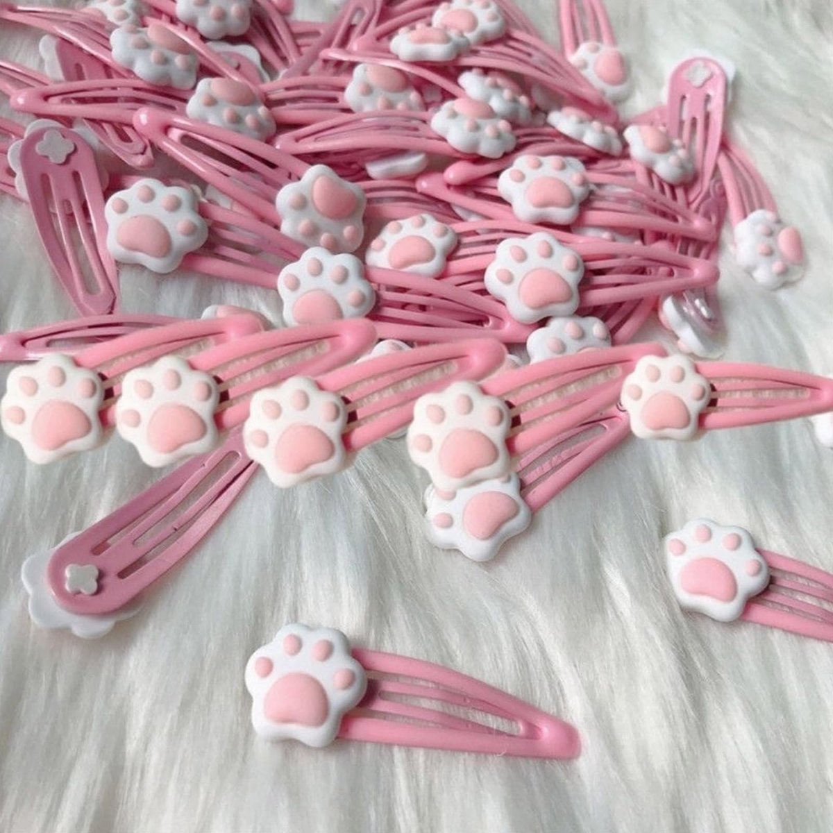 Lovely Snap Cartoon Cat Hairpin - Unique Metal Hair Clip for Teenagers, Girls (Pink) - görsel 9