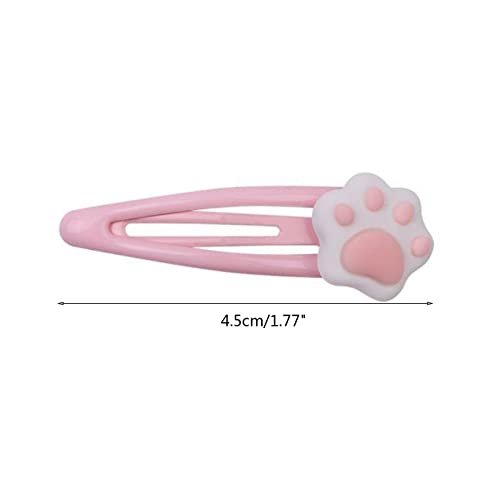 Lovely Snap Cartoon Cat Hairpin - Unique Metal Hair Clip for Teenagers, Girls (Pink) - görsel 16