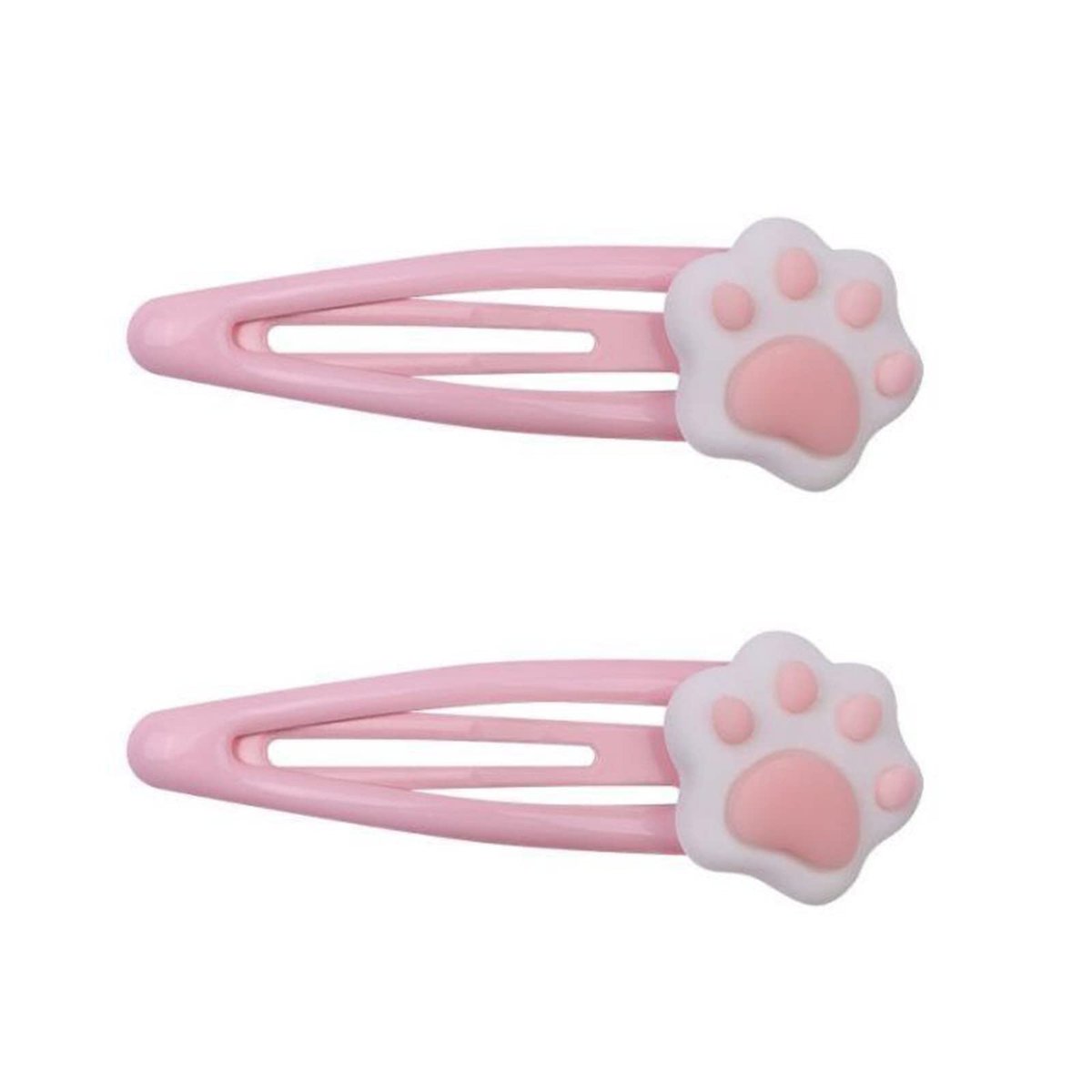 Lovely Snap Cartoon Cat Hairpin - Unique Metal Hair Clip for Teenagers, Girls (Pink) - görsel 1