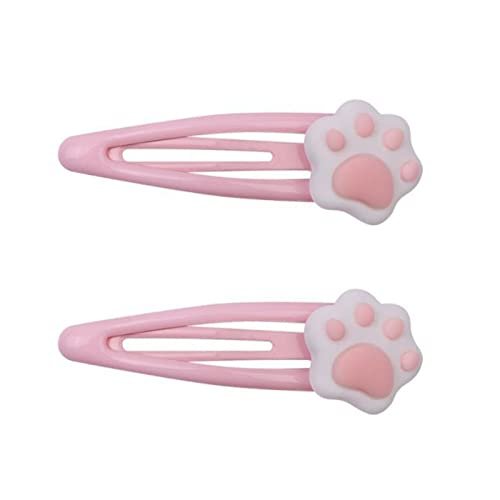Lovely Snap Cartoon Cat Hairpin - Unique Metal Hair Clip for Teenagers, Girls (Pink) - görsel 2