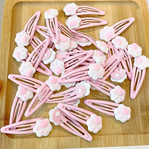 Lovely Snap Cartoon Cat Hairpin - Unique Metal Hair Clip for Teenagers, Girls (Pink) - görsel 6