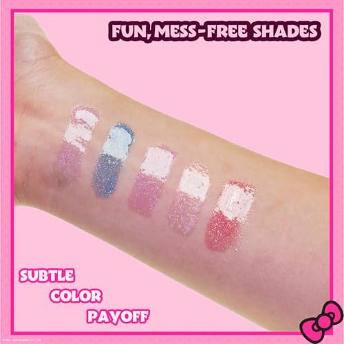 Hello Kitty 5-Piece Plant-Based Moisturizing Lip Gloss Set for Kids – Perfect for Parties, Sleepovers & Birthday Gifts for Girls 3+ by Townley Girl - görsel 11