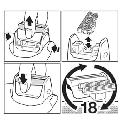 XUYAO 51S Series 5 Replacement Head Compatible with Braun Series 5 Shavers - Foil and Cutter 360 Complete Activator ContourPro Avelisse