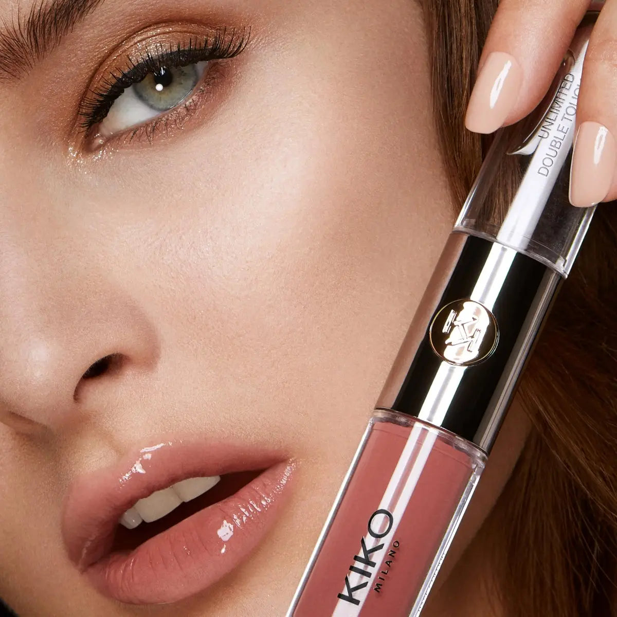 KIKO Milano Unlimited Double Touch Gift Set 01 - 3 Long-Lasting Liquid Lipsticks (Nude Attitude) Avelisse
