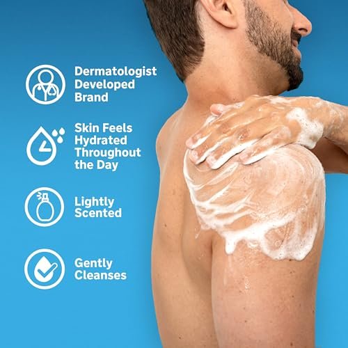 Lubriderm Daily Moisture Body + Face Wash, Hydrating Body Wash and Moisturizing Facial Cleanser with Pro-Ceramide & Shea Butter, Hypoallergenic, 16 fl. oz - görsel 10
