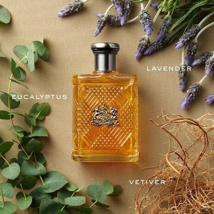 RALPH LAUREN Safari Eau de Toilette for Men - Woody Fresh Cologne with Eucalyptus, Lavender & Vetiver - 4.2 Fl Oz Avelisse