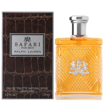 RALPH LAUREN Safari Eau de Toilette for Men - Woody Fresh Cologne with Eucalyptus, Lavender & Vetiver - 4.2 Fl Oz Avelisse