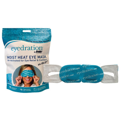 Eyedration Air-Activated Eye Steam Mask – Dry Eye Relief, Disposable Heated Eye Mask, Gentle Soothing Hydration, No Microwave Needed, Lightweight Convenient Compresses (10 Count) Avelisse