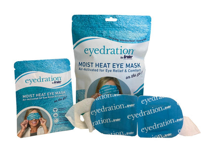 Eyedration Air-Activated Eye Steam Mask – Dry Eye Relief, Disposable Heated Eye Mask, Gentle Soothing Hydration, No Microwave Needed, Lightweight Convenient Compresses (10 Count) Avelisse