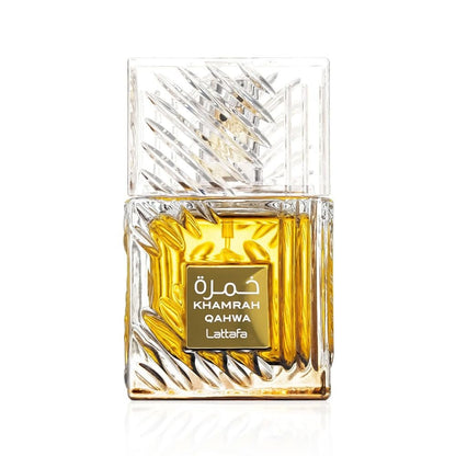 Lattafa Khamrah Qahwa Eau de Parfum - Vanilla, Warm Spicy, Cinnamon, Sweet - Unisex Long-Lasting Fragrance 100 ml