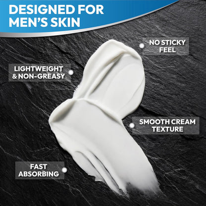 Menvils Men's Face Moisturizer Cream - Anti Aging & Wrinkle Repair - After Shave Lotion with Collagen, Retinol, Peptides, Jojoba Oil - Lightweight Day & Night Cream - 4.2 oz