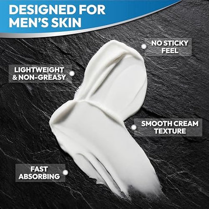 Menvils Men's Face Moisturizer Cream - Anti Aging & Wrinkle Repair - After Shave Lotion with Collagen, Retinol, Peptides, Jojoba Oil - Lightweight Day & Night Cream - 4.2 oz