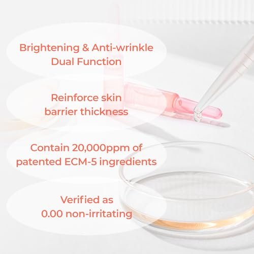 Dr.Melaxin Neck Tightening Ampoule – Firming & Lifting Ampoule for Neck Wrinkles & Sagging Skin, Necksphalt ECM Barrier Anti-Aging Korean Neck Care Treatment, 1.5ml×10ea Avelisse