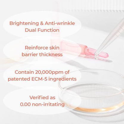 Dr.Melaxin Neck Tightening Ampoule – Firming & Lifting Ampoule for Neck Wrinkles & Sagging Skin, Necksphalt ECM Barrier Anti-Aging Korean Neck Care Treatment, 1.5ml×10ea Avelisse