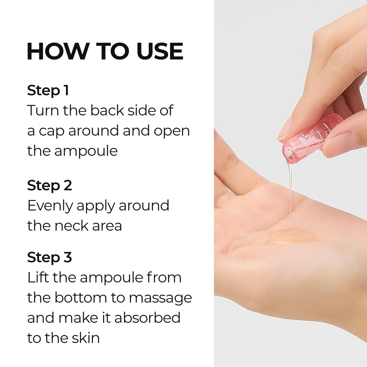 Dr.Melaxin Neck Tightening Ampoule – Firming & Lifting Ampoule for Neck Wrinkles & Sagging Skin, Necksphalt ECM Barrier Anti-Aging Korean Neck Care Treatment, 1.5ml×10ea Avelisse