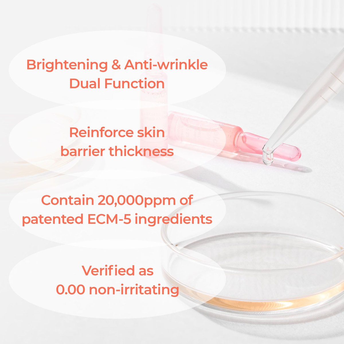 Dr.Melaxin Neck Tightening Ampoule – Firming & Lifting Ampoule for Neck Wrinkles & Sagging Skin, Necksphalt ECM Barrier Anti-Aging Korean Neck Care Treatment, 1.5ml×10ea Avelisse