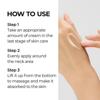 Dr.Melaxin Necksphalt Firming Cream with ECM-5 20,000ppm - Firming & Lifting Neck Cream for Wrinkles & Sagging Skin, Ceramide & Collagen for Elasticity & Radiant Glow, 1.76 fl.oz Avelisse