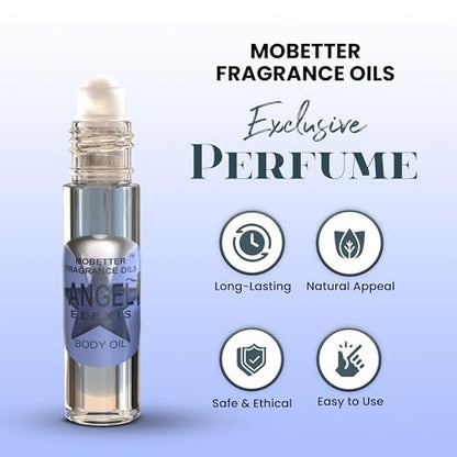 MOBETTER FRAGRANCE OILS Angel Elexis Perfume Women Body Oil – Long-Lasting, Alcohol-Free Scent Oil (0.33 Fl Oz)