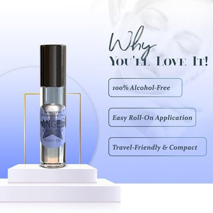 MOBETTER FRAGRANCE OILS Angel Elexis Perfume Women Body Oil – Long-Lasting, Alcohol-Free Scent Oil (0.33 Fl Oz)