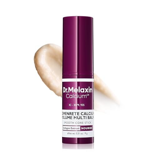 Dr.Melaxin Calcium Multi Balm Stick - Collagen & Elastin Wrinkle Stick, All-in-One Hydrating Balm for Face, Eyes, and Neck, Korean Skincare, 0.31 oz Avelisse