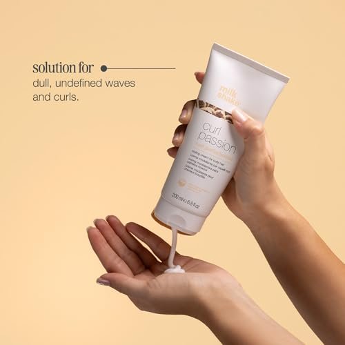 milk_shake Curl Passion Perfectionist Style Cream - Define & Tame Curls, Banish Frizz (6.8 fl oz) Avelisse