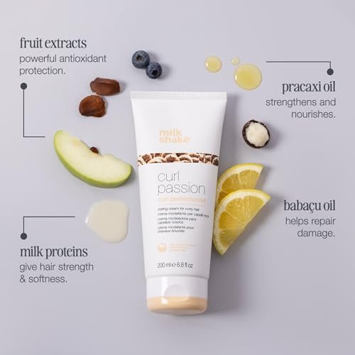 milk_shake Curl Passion Perfectionist Style Cream - Define & Tame Curls, Banish Frizz (6.8 fl oz) Avelisse
